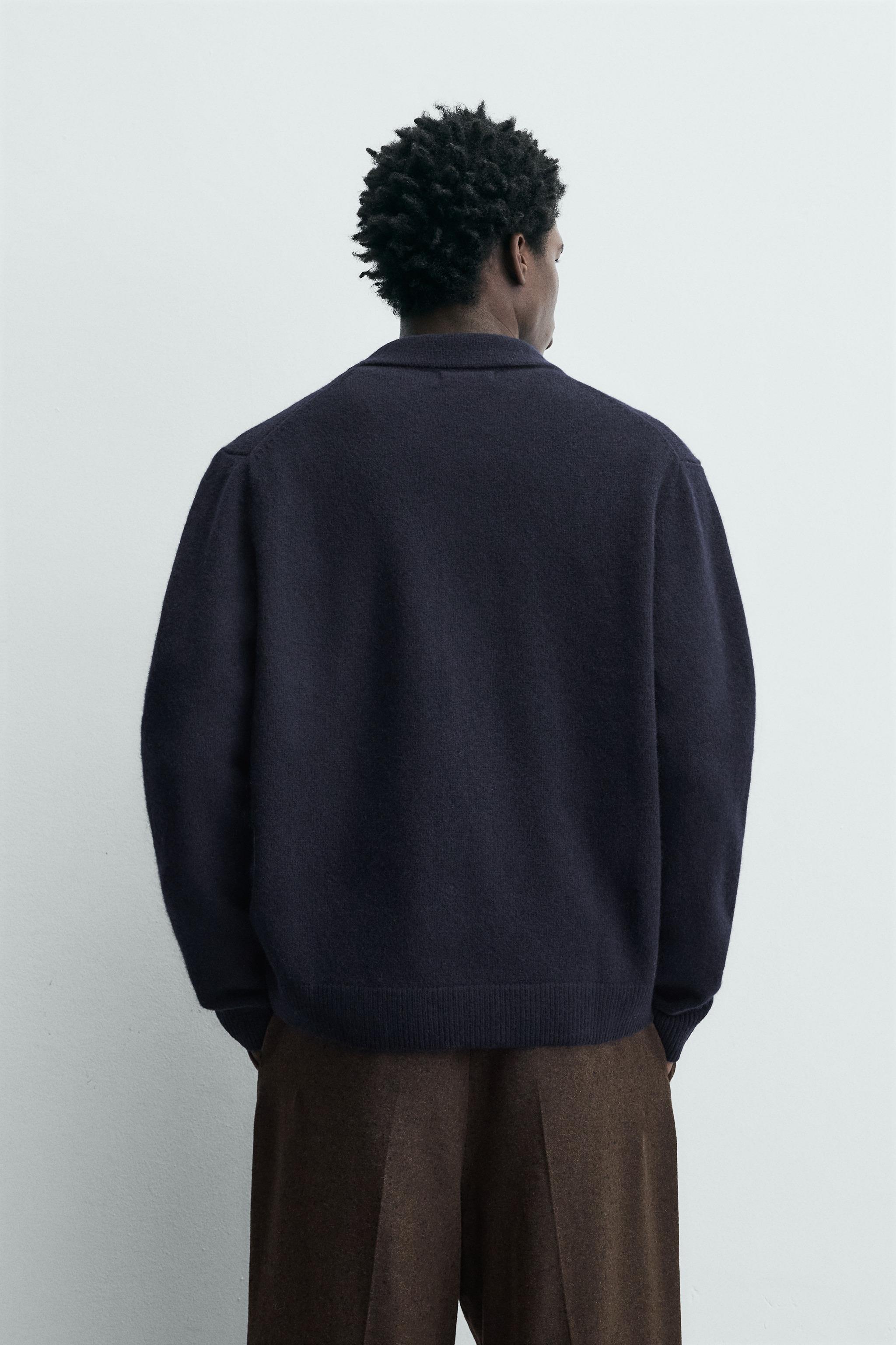 REGULAR FIT WOOL CARDIGAN